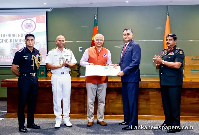 India Strengthens Bilateral Ties with $5 Million Defence and Medical Equipment Grant to Sri Lanka Army