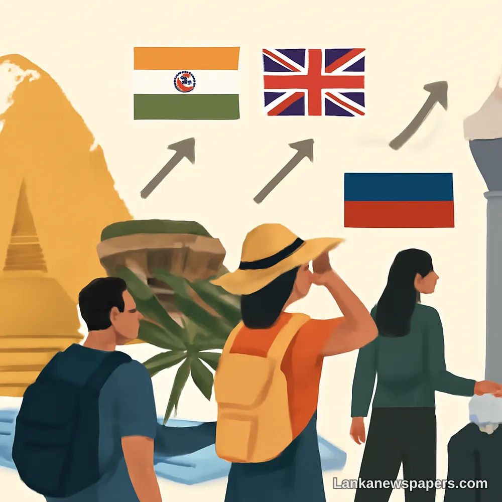 Sri Lanka Breaks Tourism Records as Arrivals from India, UK and Russia Surge to New Heights