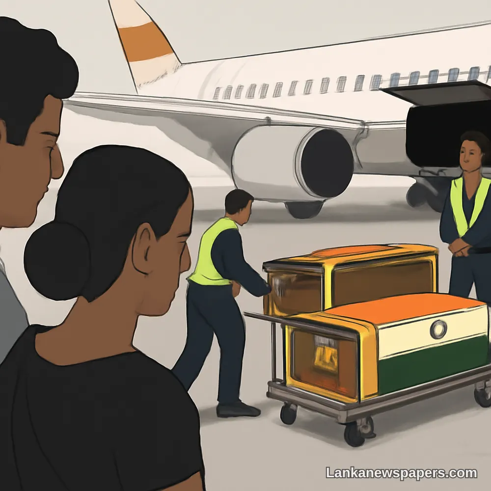 Bodies of Sri Lankan and Indian Victims Flown Home Following Deadly Dubai Emirates Road Crash