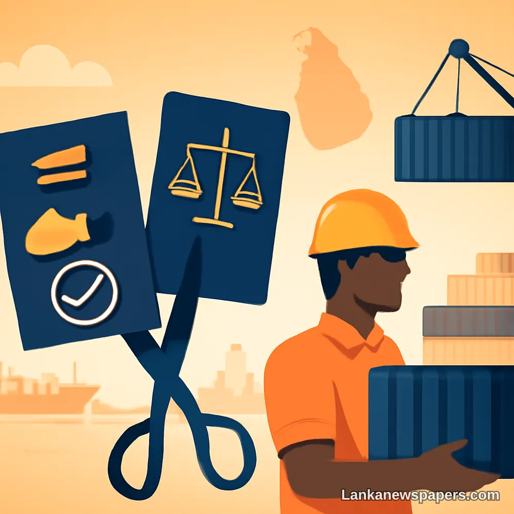 Sri Lanka Moves to Overhaul Customs and Labour Laws in Bid to Escape 12.5% US Tariff Burden