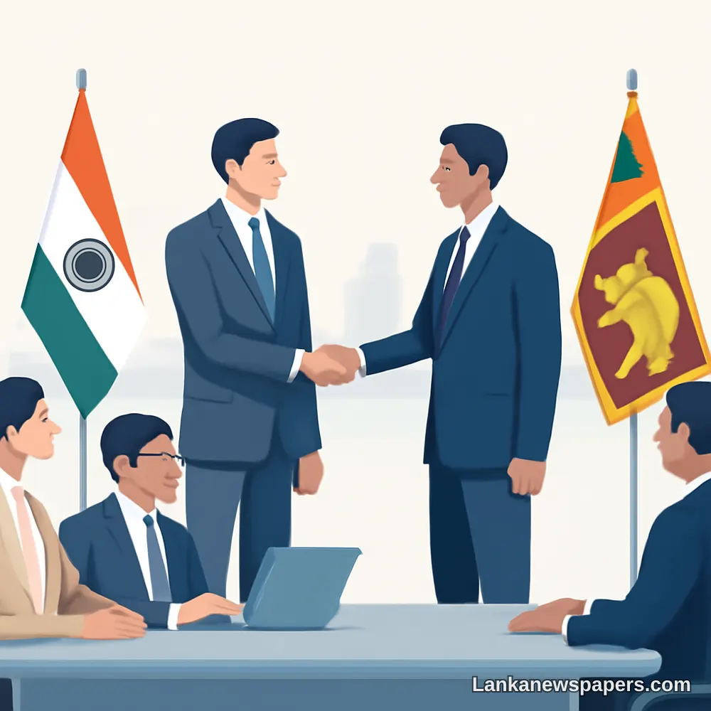 ඉන්දීය රාජතාන්ත්රික නිලධාරියා ශ්රී ලාංකික ව්යාපාරික සමාජය සමඟ ඉහළ මට්ටමේ සාකච්ඡාවල නිරත වෙයි