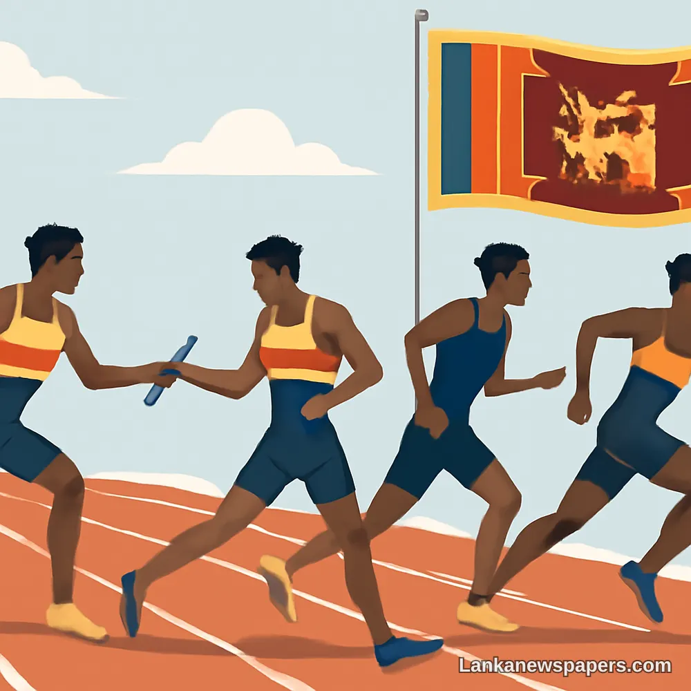 Sri Lanka's 4x100m Relay Squad Smashes National Record at Asian Relay Championships