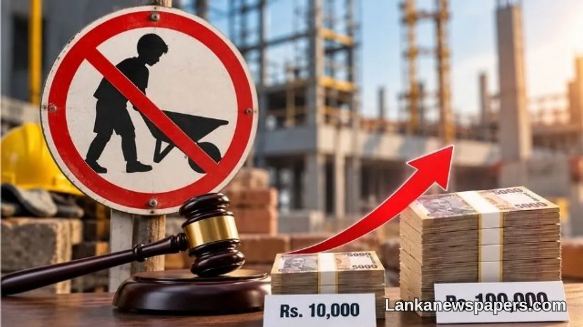 Sri Lanka Hikes Child Labour Fines Tenfold as PM Stresses Children's Mental Wellbeing