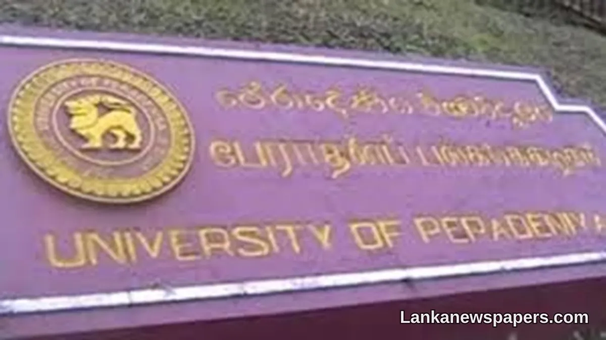 University of Peradeniya Halts Classes and Exams Indefinitely Amid Adverse Weather Conditions