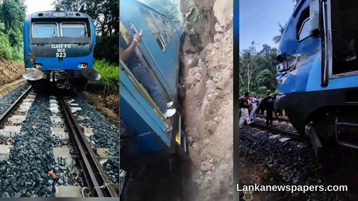 Upcountry Rail Services Disrupted Again as Landslip Strikes Hours After Derailment Cleared