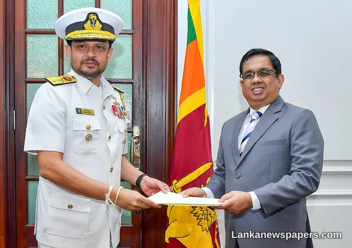 Damian Fernando Named Sri Lanka's 27th Navy Commander, Promoted to Vice Admiral