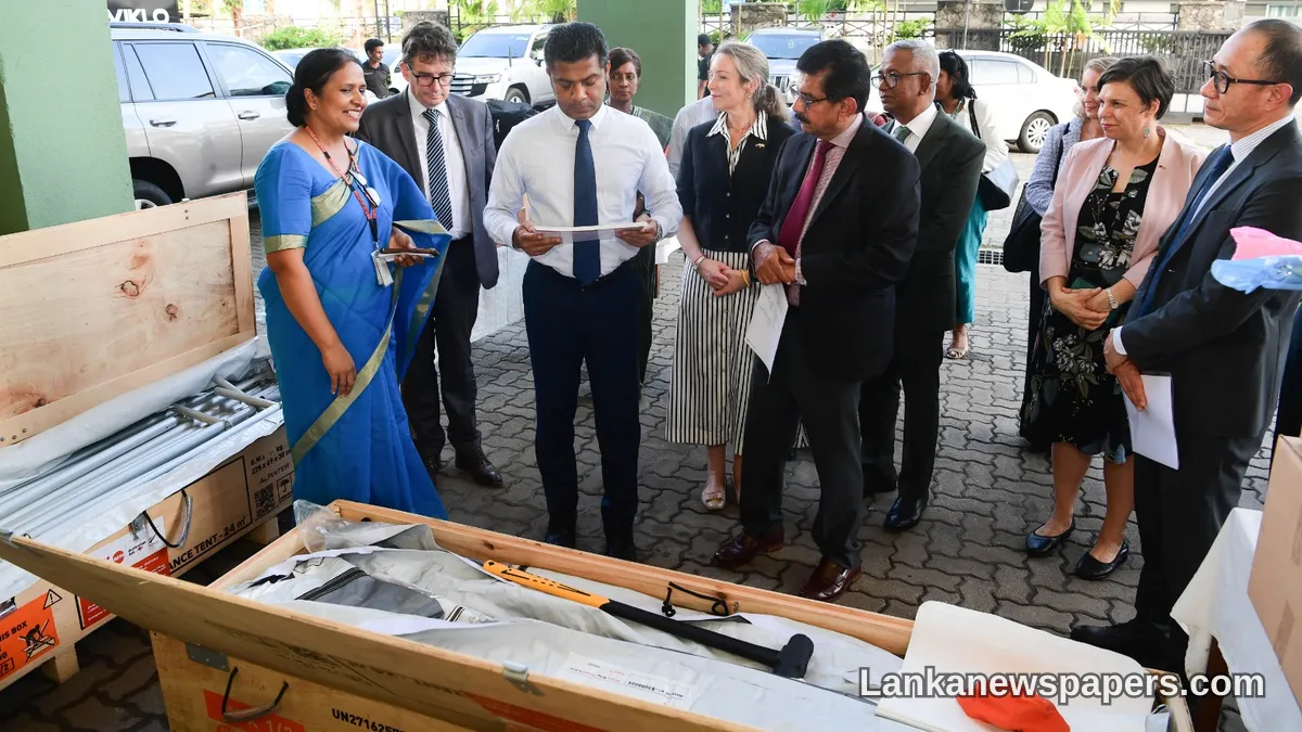 UNFPA Donates Quarter-Million Dollar Emergency Health Supplies to Sri Lanka's Ministry of Health