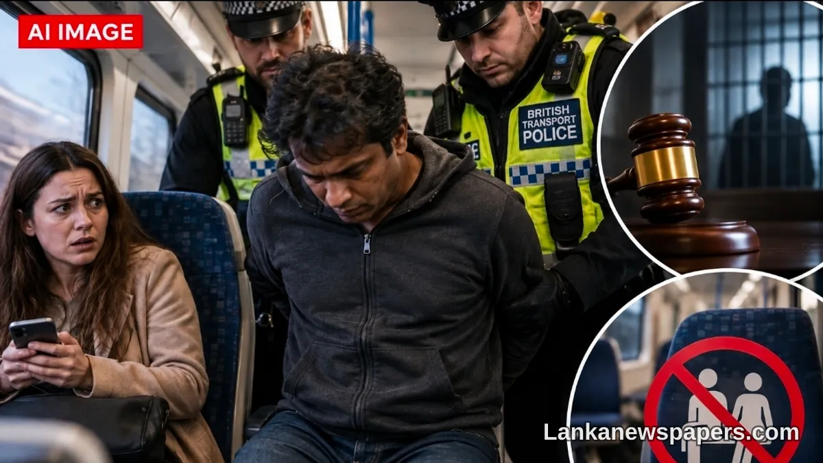 Sri Lankan Man Jailed Eight Months in UK After Sexual Assault Conviction, Banned From Sitting Next to Women