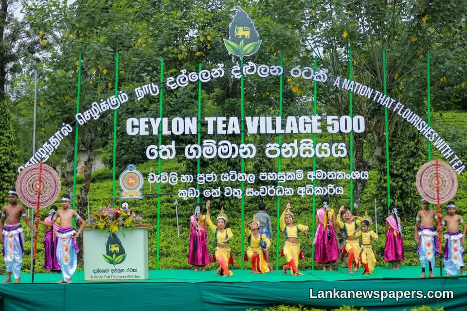 Government Pumps Rs. 237 Million Into Ceylon Tea Village Development Drive