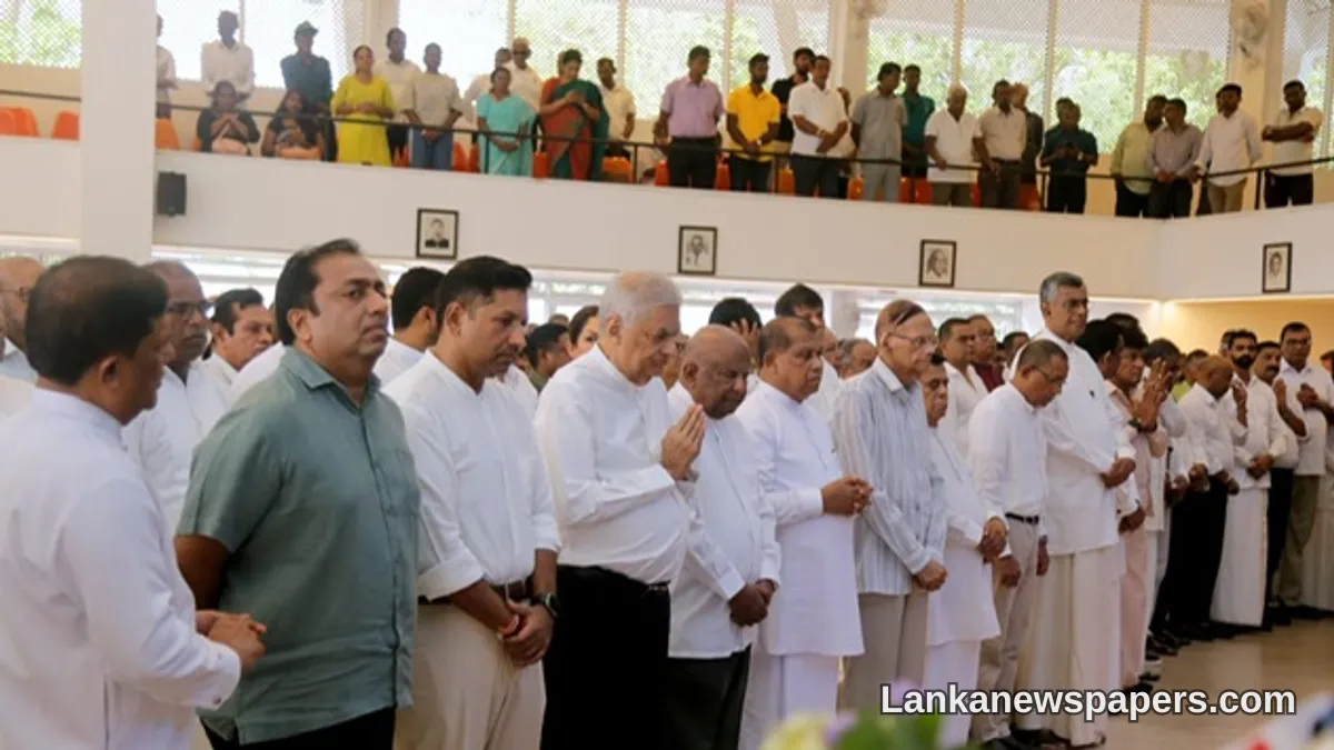 Wickremesinghe Sounds Alarm on Democracy at UNP's 80th Anniversary Milestone