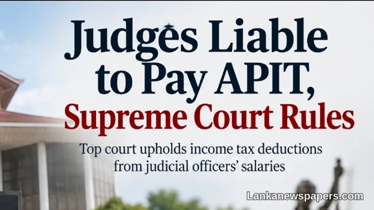 Supreme Court Rules Judges Must Pay Income Tax Like All Other Citizens