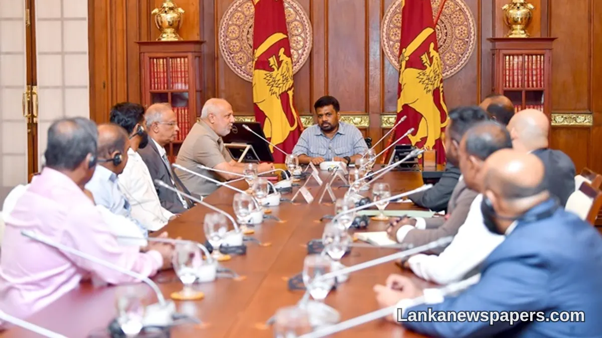 Tamil and Muslim Party Alliance Holds Talks With President Dissanayake at Presidential Secretariat