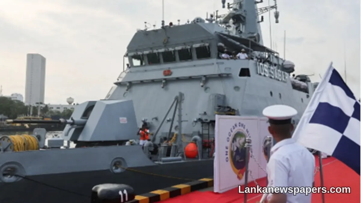 India Summons Pakistani Envoy After Naval Vessels Collide in Arabian Sea