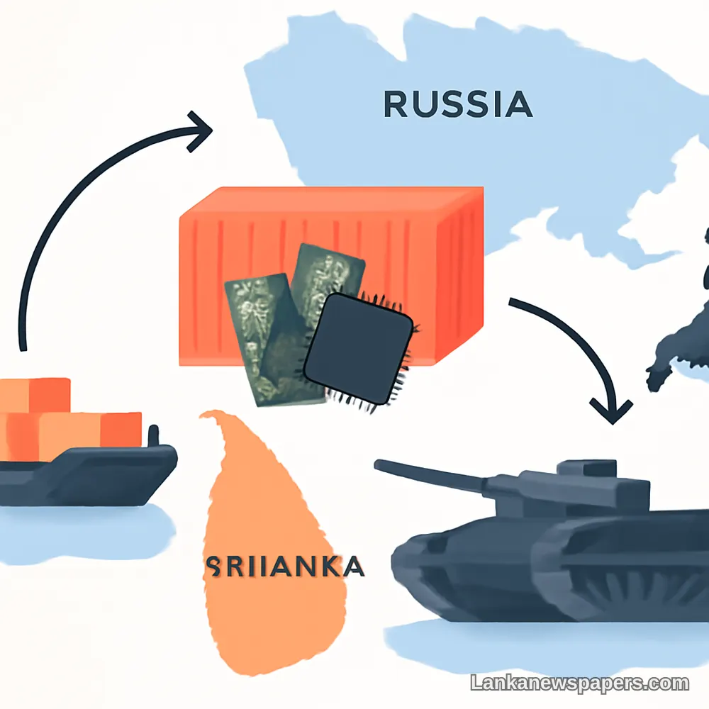 How Russia Uses a Sri Lanka Cargo Route to Smuggle Japanese Tech Into Its War Machine