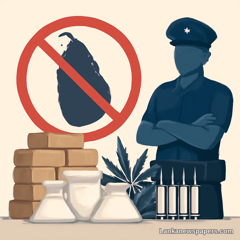 Sri Lanka's Anti-Drug Crackdown Nets Over 15,900 Kilograms of Narcotics