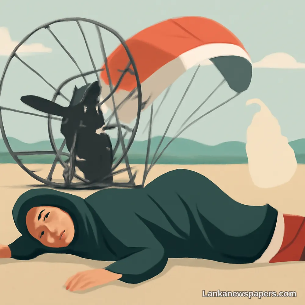 Palestinian Woman Dies in Paramotor Accident in Sri Lanka