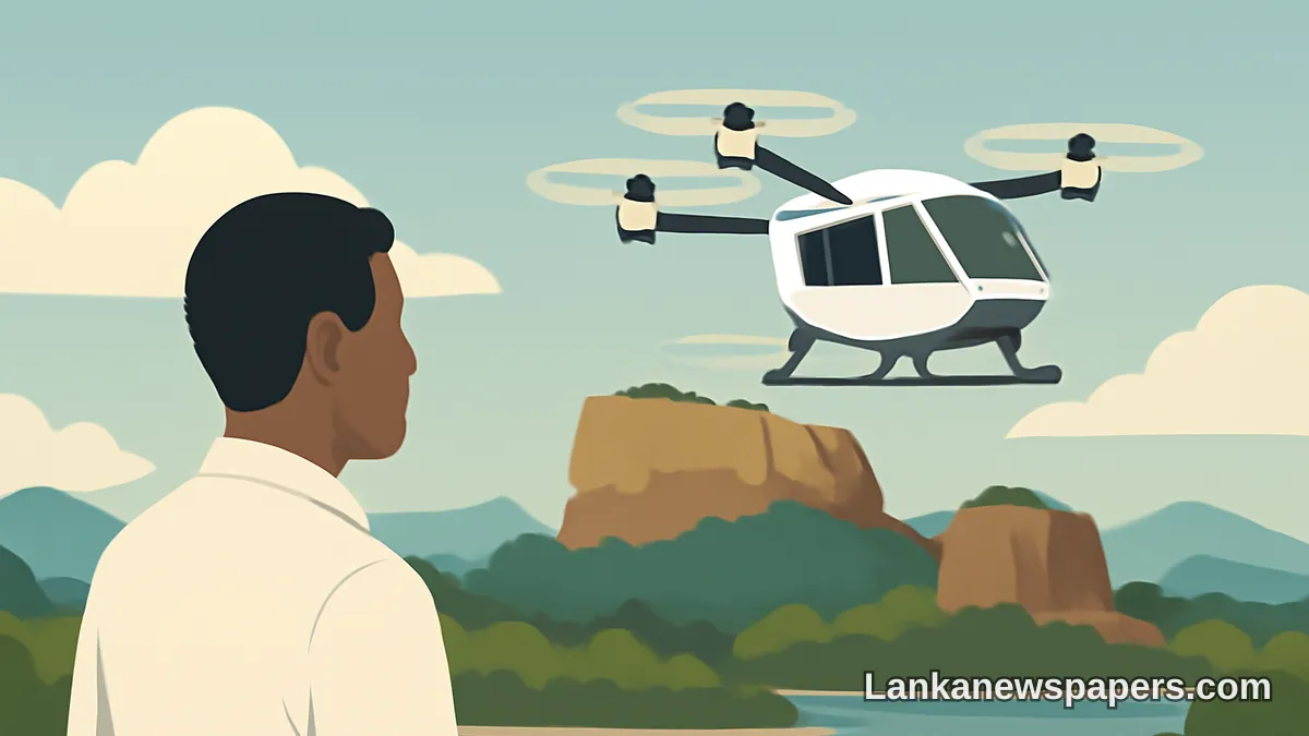 Sri Lanka Races Towards Commercial Air Taxi Future With Pilotless Drone Technology