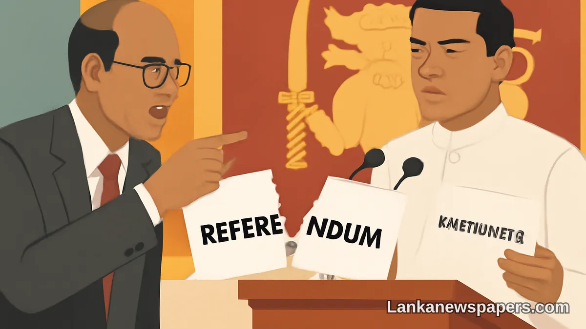 GL Peiris Accuses Justice Minister of Contempt Over Referendum Remarks on 22nd Amendment