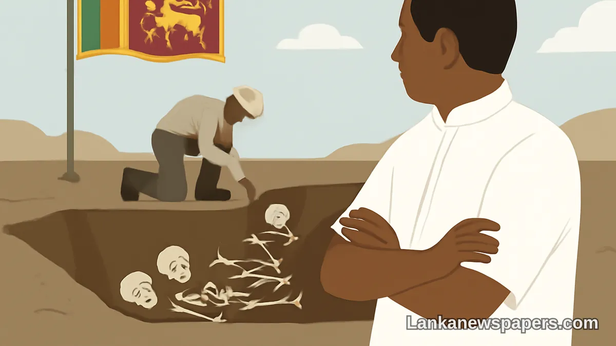 Mass Graves Are Proof of State Failures, Says Minister Rathnayake