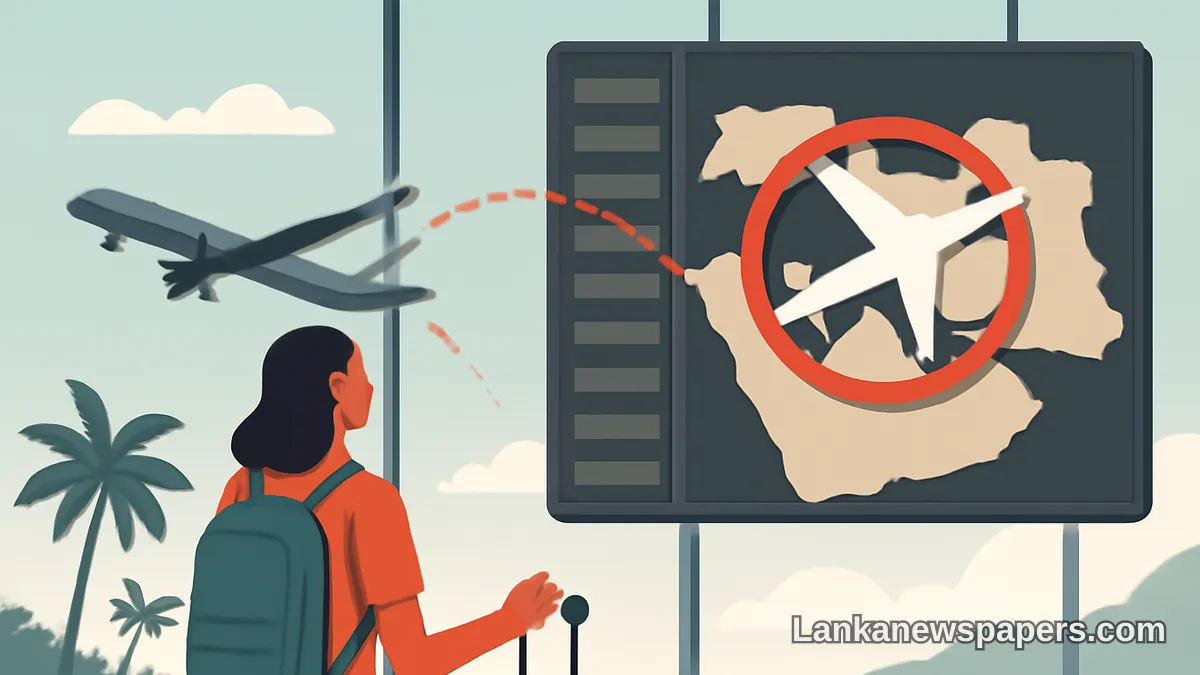 Middle East Flight Disruptions Take Toll on Sri Lanka's European Tourist Arrivals