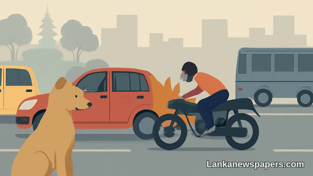 Stray Dogs Behind Nearly a Third of Sri Lanka's Road Accidents, Figures Reveal