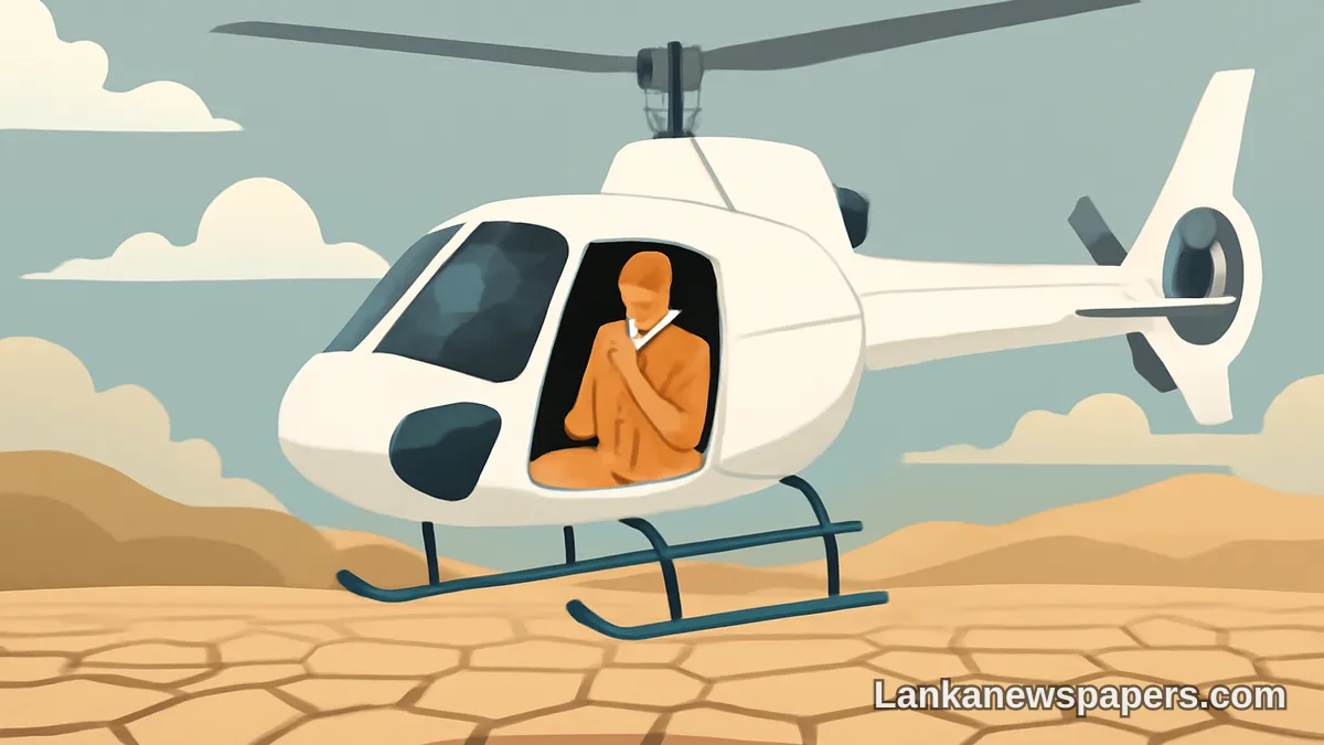 Sri Lanka Deploys Buddhist Monks in Aerial Prayer Missions Over Drought-Stricken Regions