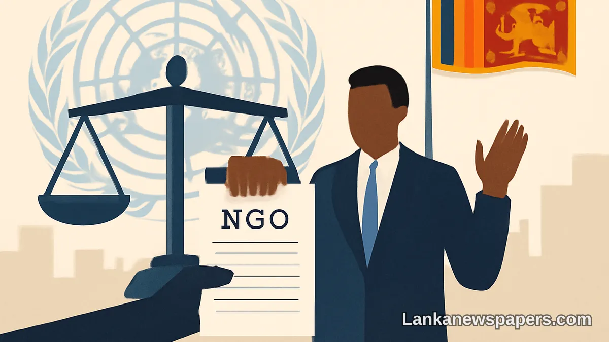 UN Human Rights Experts Raise Alarm Over Sri Lanka's Controversial NGO Legislation