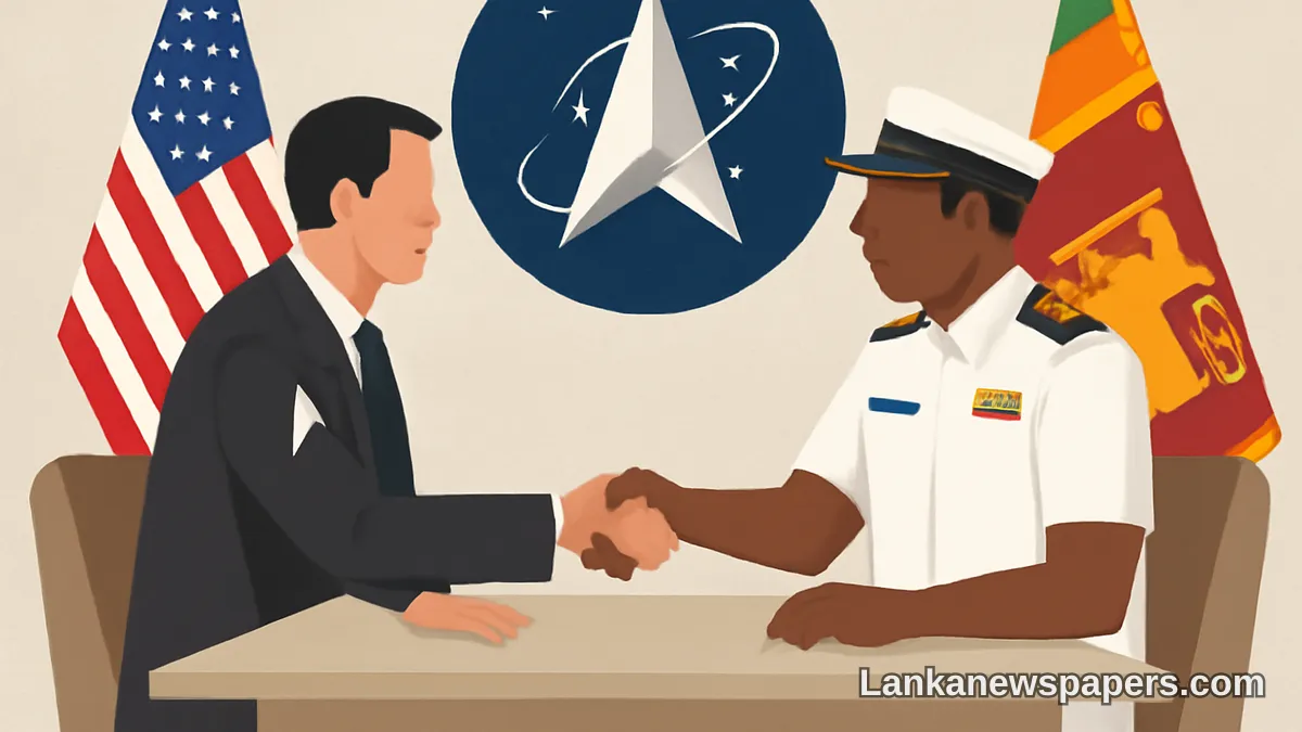US Space Force Delegation Holds High-Level Talks with Sri Lanka Navy Chief of Staff